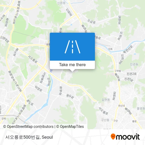 서오릉로500번길 map