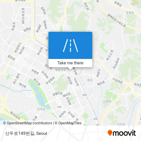 산두로145번길 map