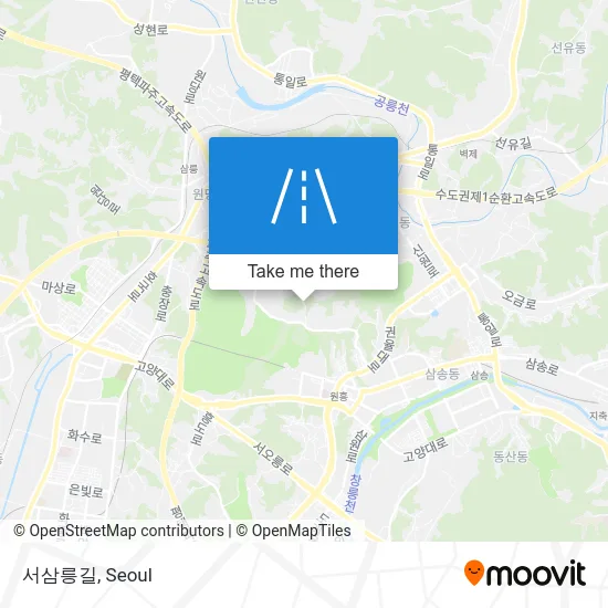 서삼릉길 map