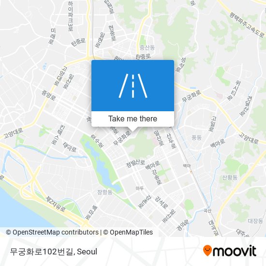 무궁화로102번길 map