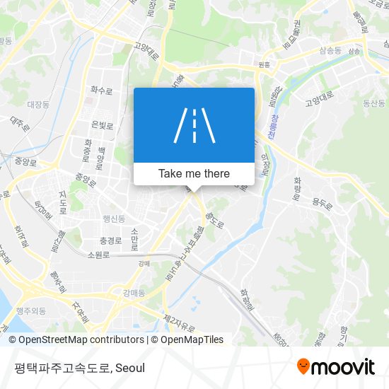 평택파주고속도로 map