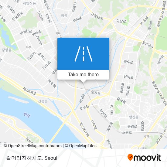 갈머리지하차도 map