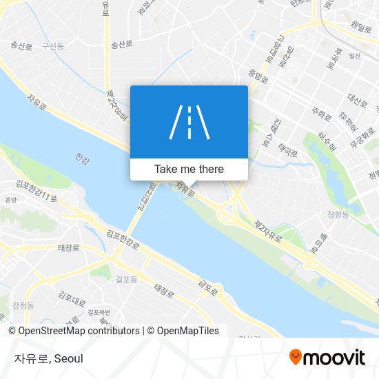자유로 map