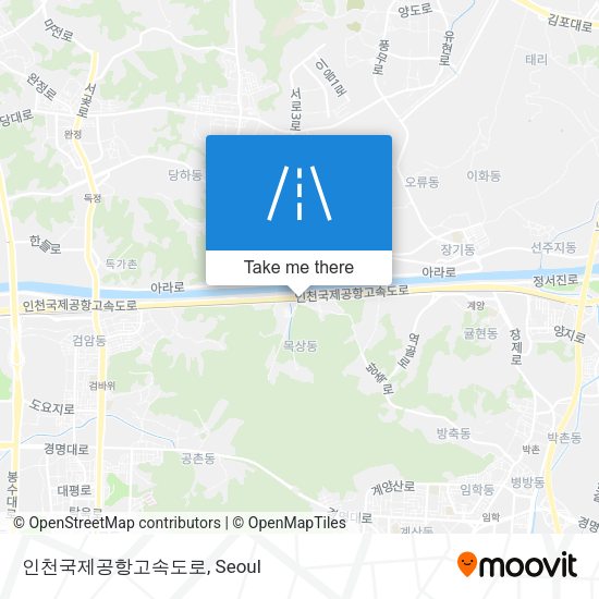 인천국제공항고속도로 map
