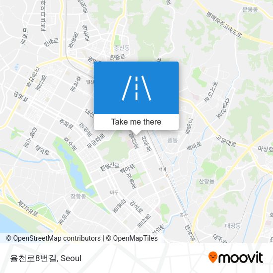율천로8번길 map