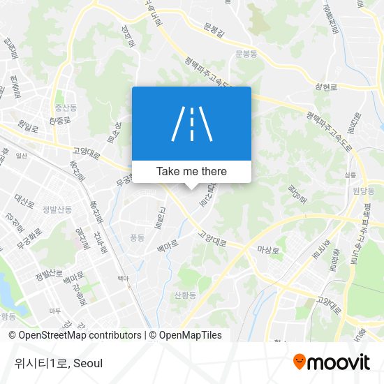 위시티1로 map