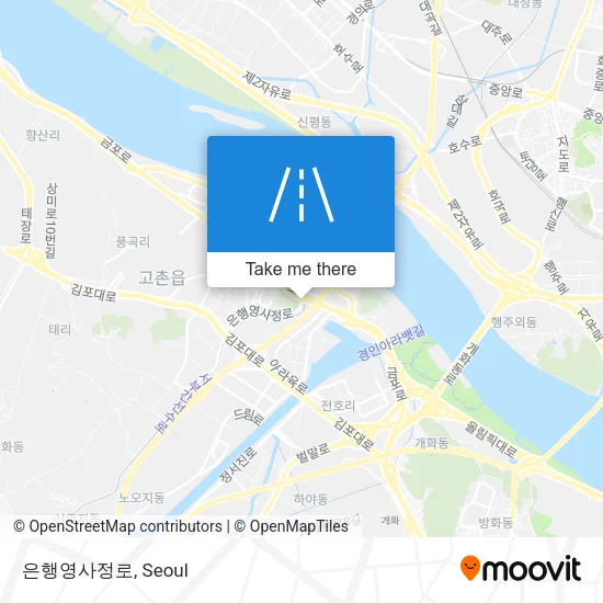 은행영사정로 map