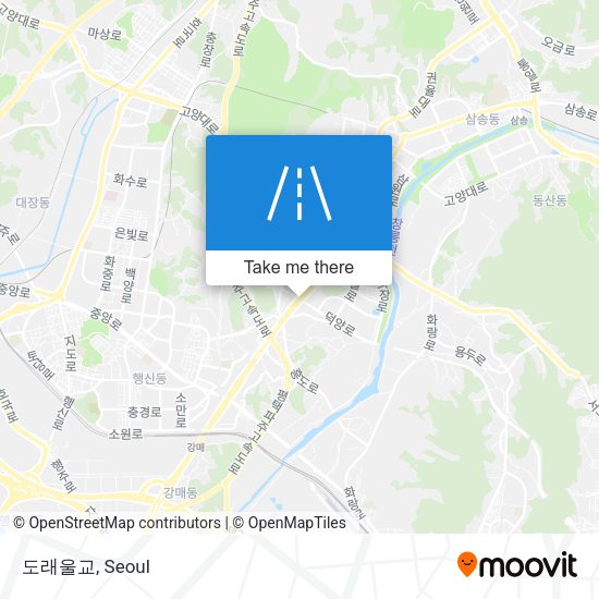 도래울교 map