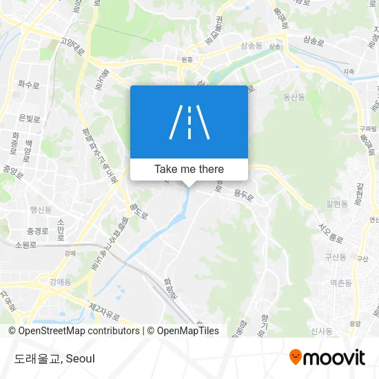 도래울교 map