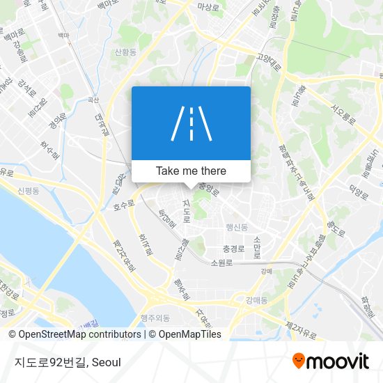 지도로92번길 map