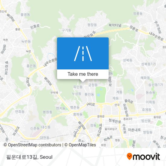 필운대로13길 map