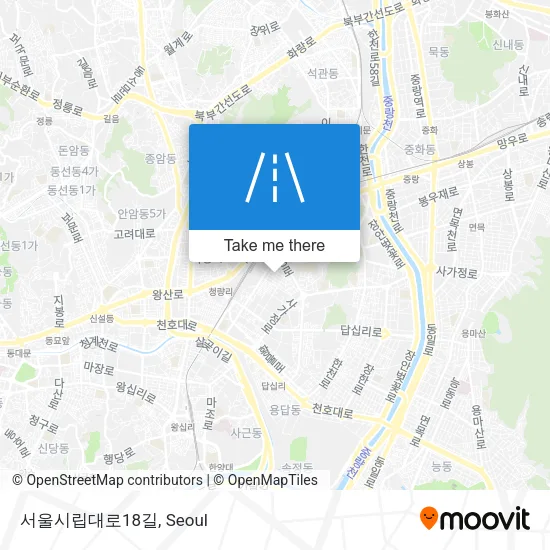 서울시립대로18길 map