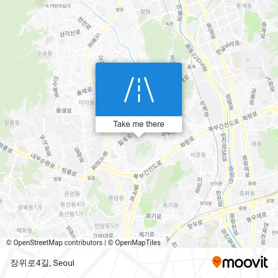 장위로4길 map