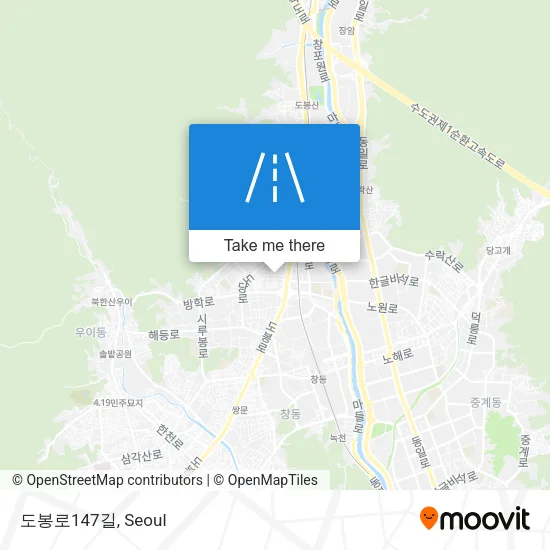 도봉로147길 map