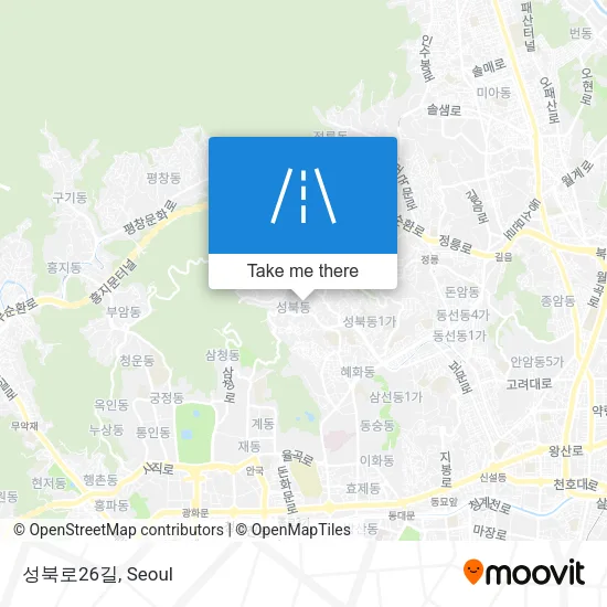 성북로26길 map