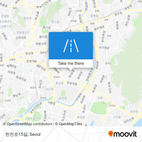 한천로15길 map