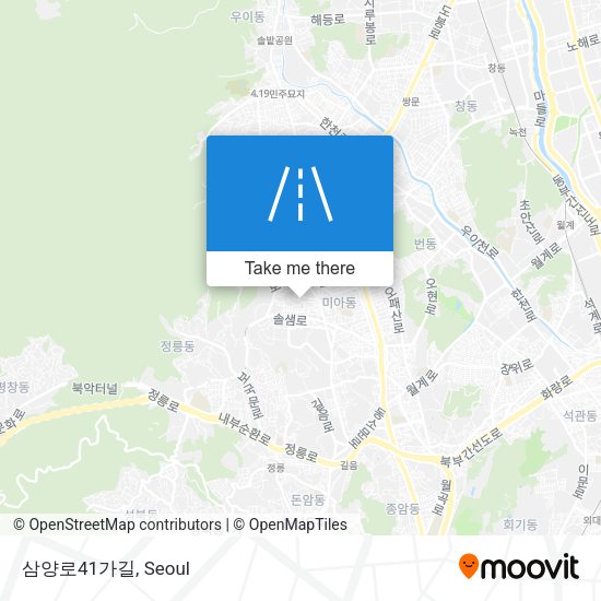 삼양로41가길 map