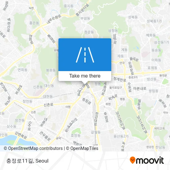 충정로11길 map