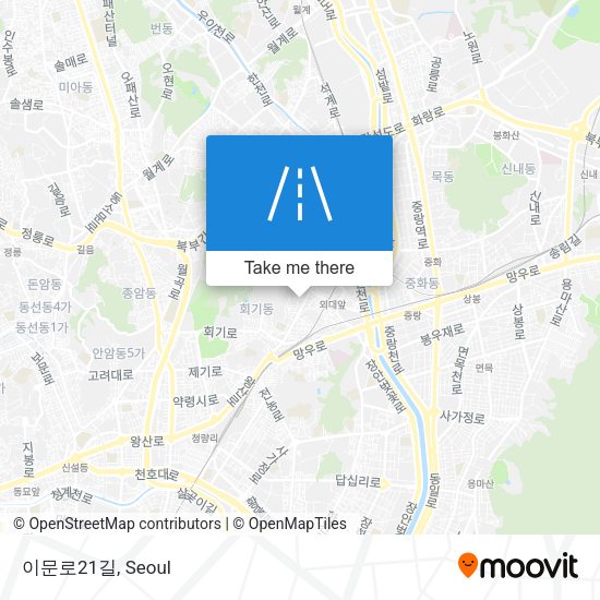 이문로21길 map