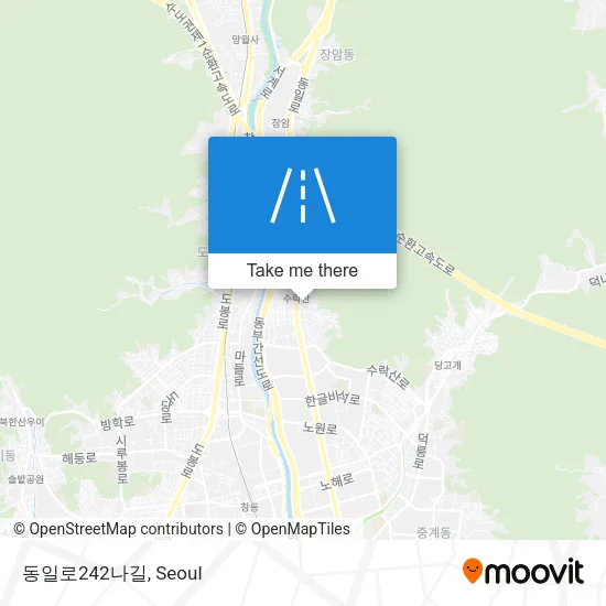 동일로242나길 map