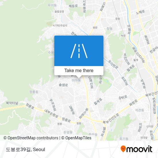 도봉로39길 map
