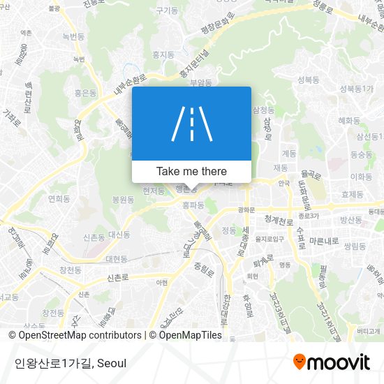 인왕산로1가길 map