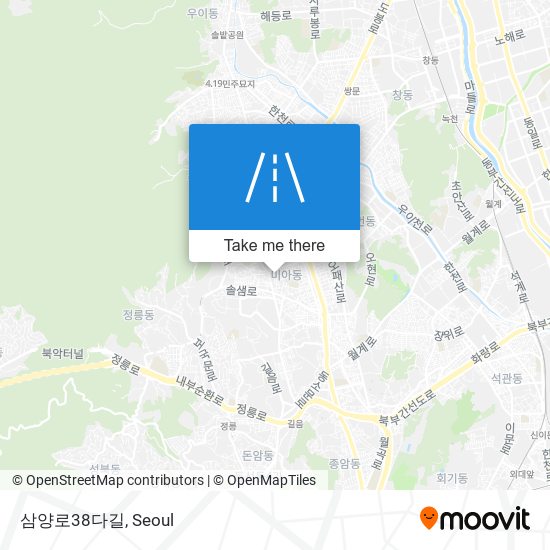 삼양로38다길 map