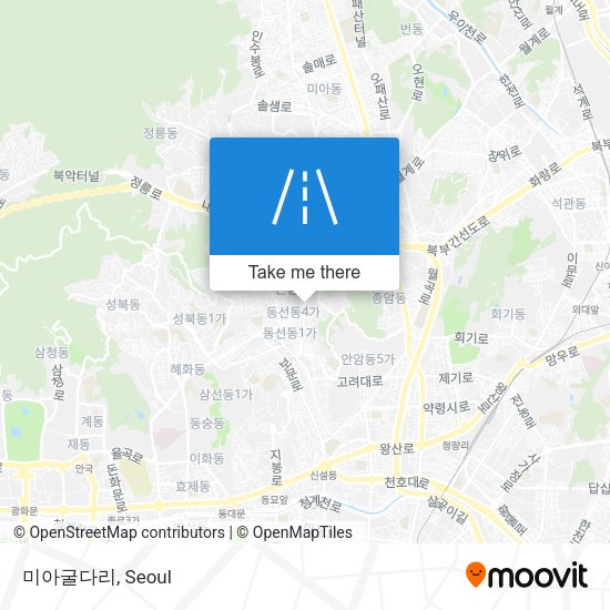 미아굴다리 map