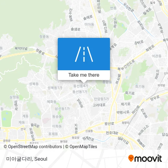 미아굴다리 map