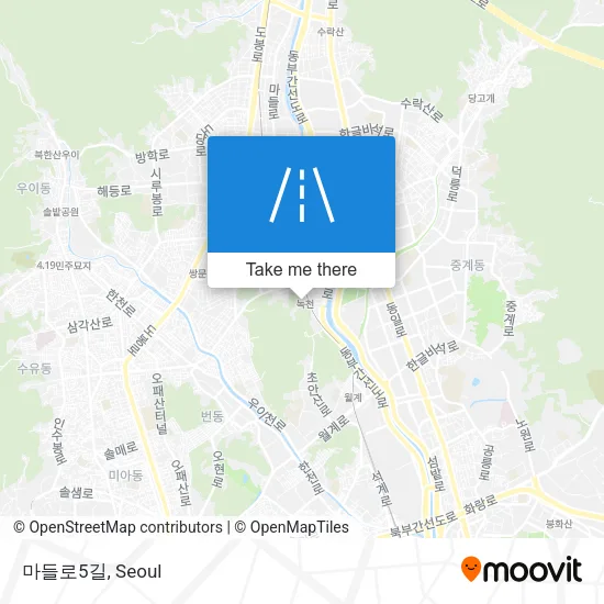 마들로5길 map