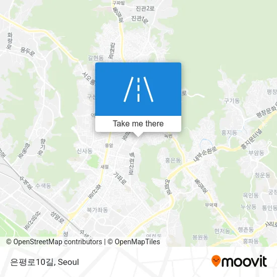 은평로10길 map