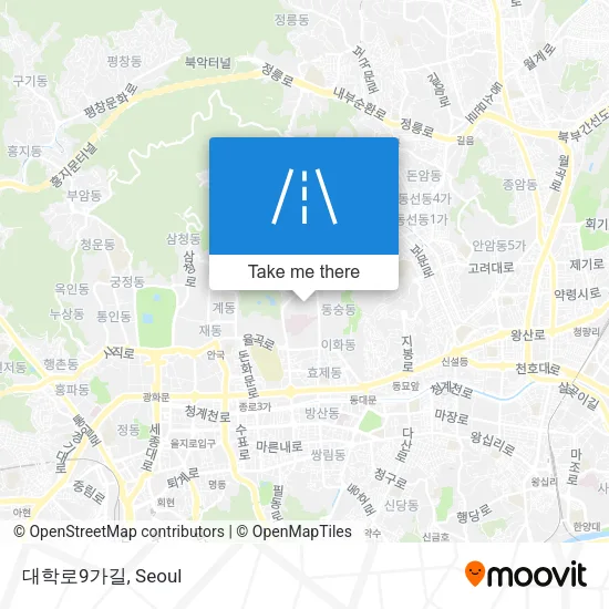 대학로9가길 map