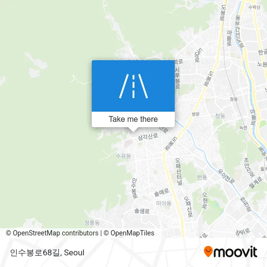 인수봉로68길 map
