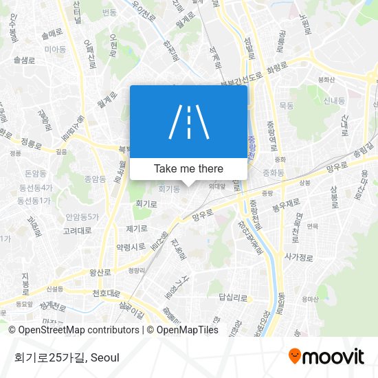 회기로25가길 map