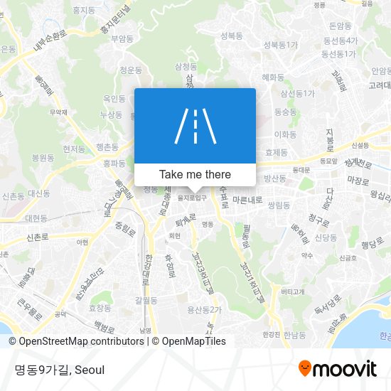 명동9가길 map