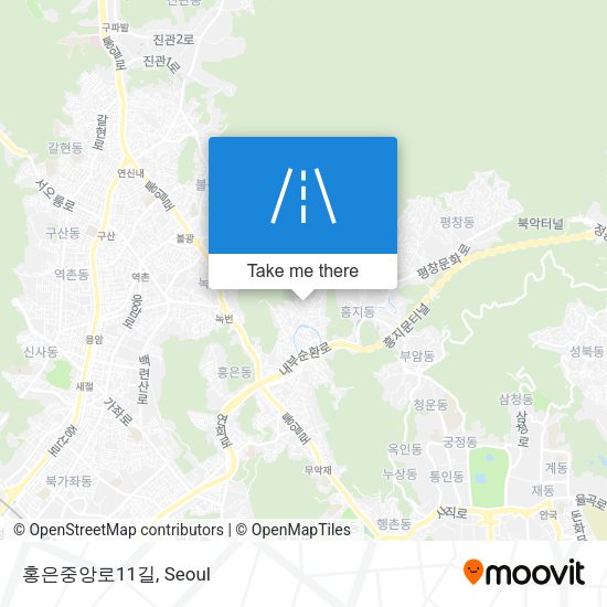 홍은중앙로11길 map