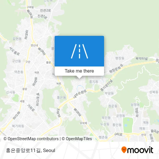 홍은중앙로11길 map