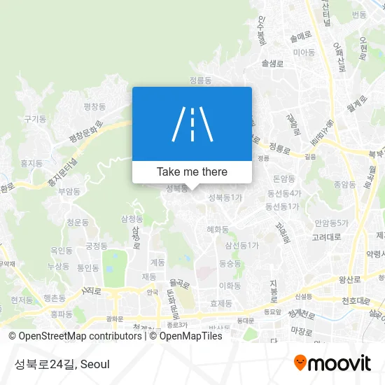 성북로24길 map