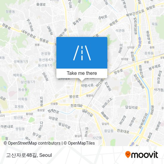 고산자로48길 map