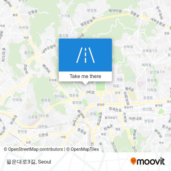 필운대로3길 map