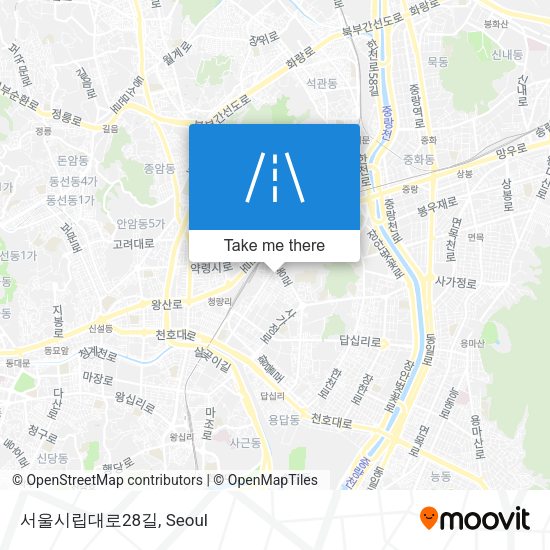 서울시립대로28길 map
