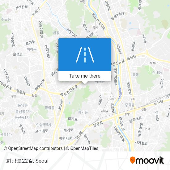 화랑로22길 map