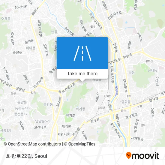 화랑로22길 map