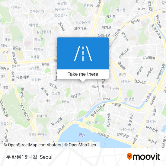 무학봉15나길 map