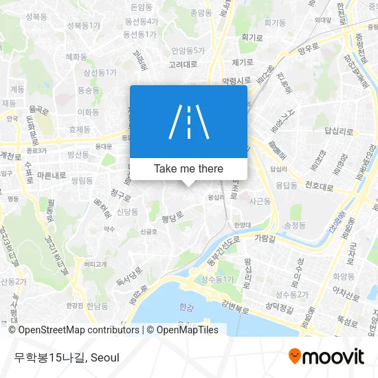 무학봉15나길 map