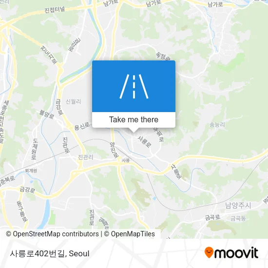사릉로402번길 map