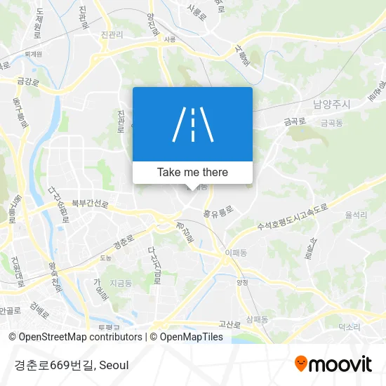 경춘로669번길 map