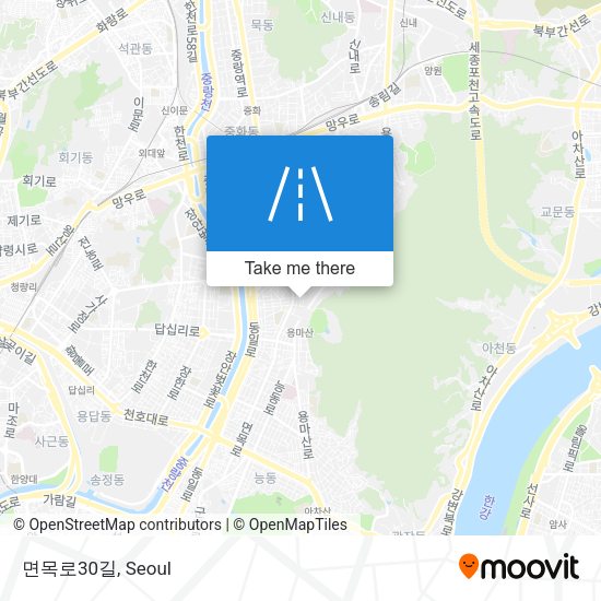 면목로30길 map