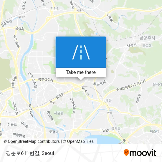 경춘로611번길 map