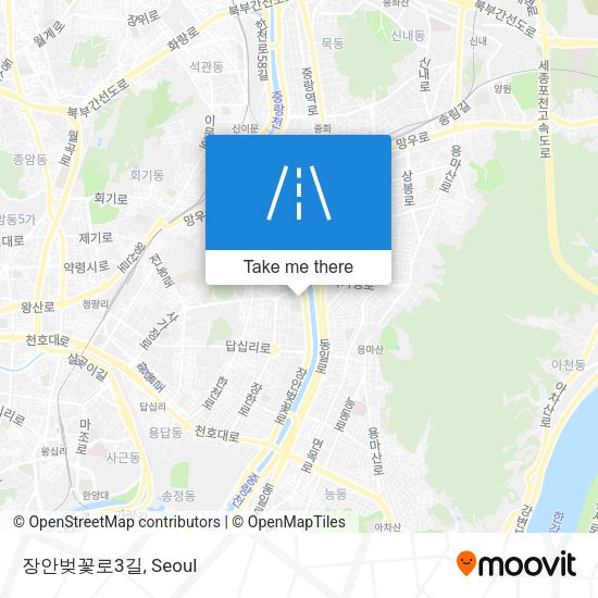 장안벚꽃로3길 map